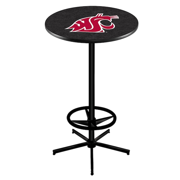 42" Black Washington State Pub Table